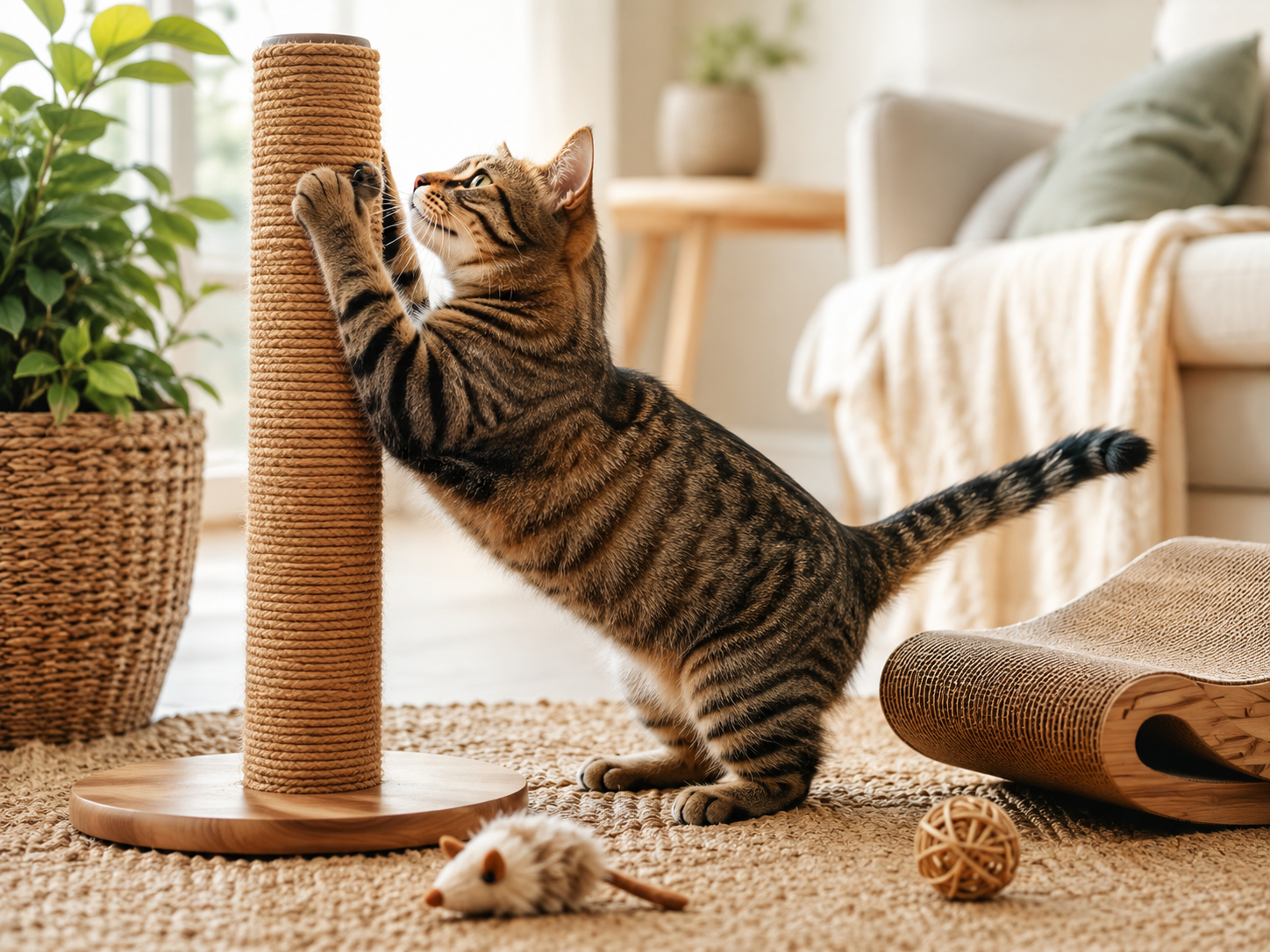 Cat Enrichment at Home: Toys, Scratching & Play Ideas