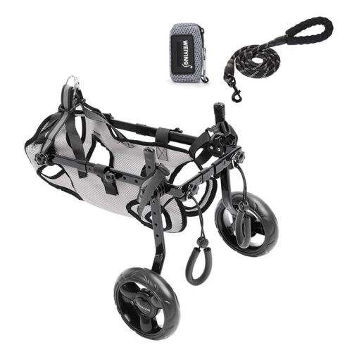 Adjustable Dog Wheelchair for Rear-Leg Mobility Support