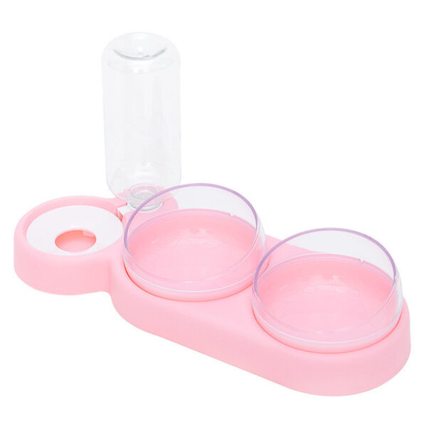 1617677851628.jpg Pet Cat Bowl Automatic Feeder Dog Cat Food Bowl With Water Fountain Double Bowl Drinking Raised Stand