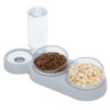 1617677851634.jpg Pet Cat Bowl Automatic Feeder Dog Cat Food Bowl With Water Fountain Double Bowl Drinking Raised Stand