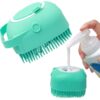 Shampoo-Dispensing Pet Bath Brush Shampoo-Dispensing Pet Bath Brush