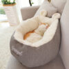 Soft Hooded Pet Sleeping Bed for Small Pets product image Soft Hooded Pet Sleeping Bed for Small Pets product image