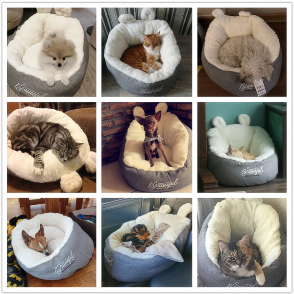 Soft Hooded Pet Sleeping Bed for Small Pets product image Soft Hooded Pet Sleeping Bed for Small Pets product image