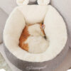 Soft Hooded Pet Sleeping Bed for Small Pets product image Soft Hooded Pet Sleeping Bed for Small Pets product image