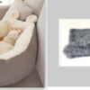 Soft Hooded Pet Sleeping Bed for Small Pets product image Soft Hooded Pet Sleeping Bed for Small Pets product image