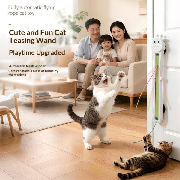 Rechargeable Wall-Mounted Interactive Cat Toy
