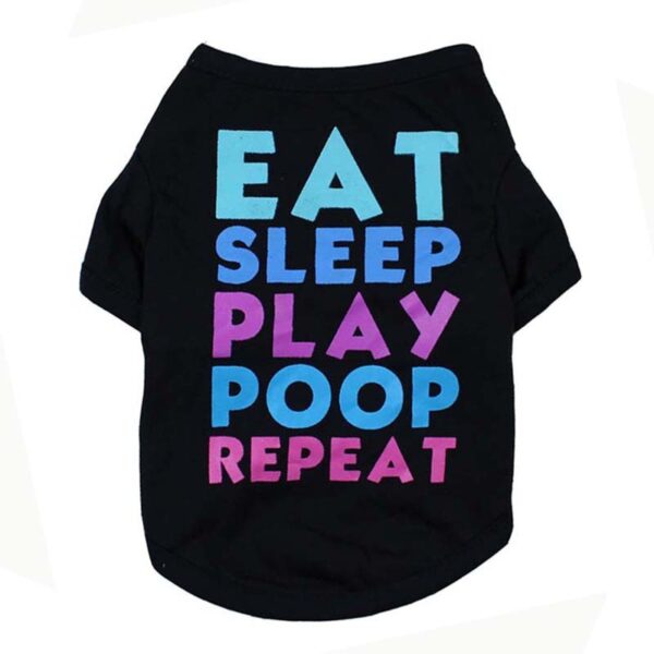 Eat Sleep Play Poop Repeat Pet T-Shirt product detail