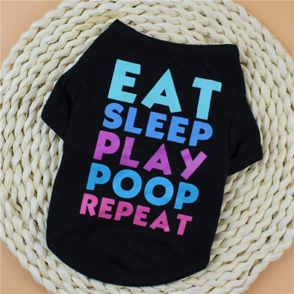 Eat Sleep Play Poop Repeat Pet T-Shirt product detail