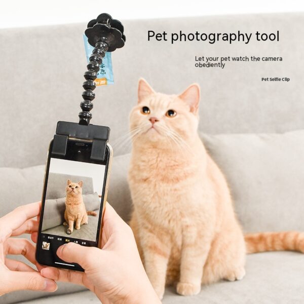 Pet Selfie Phone Clip for Treats & Toys product image