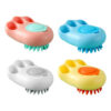 8a7181db-0243-4eaf-90be-ce9f59102f7f.jpg Durable Cat Paw Bath Brush Fine Foaming Labor-saving Cartoon Shape Pet Dog Cat Pet Hair Grooming Brush Reusable Dog Hair Comb Pet Products