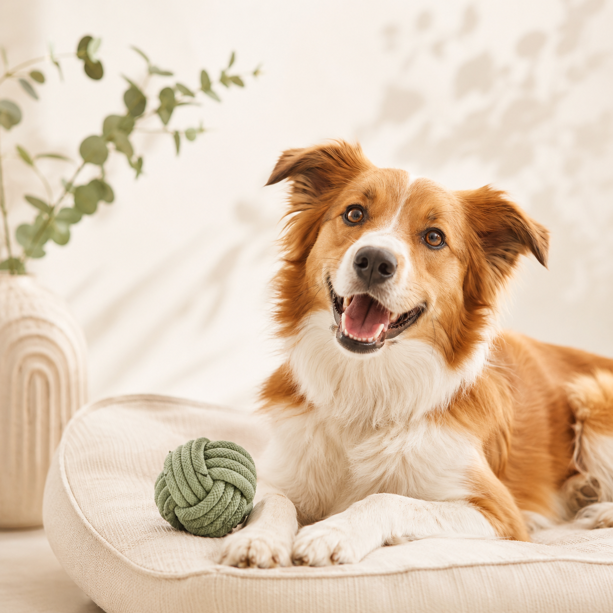 Happy dog companion