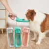 fa8b4fee-243e-4d99-aea6-04a518f65aa4.jpg Pet Water Cup Outdoor Portable Folding Dog Water Bottle 550ml Large Capacity Medium To Large Dog Drinking Bottle