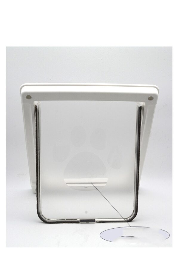 Plastic Door Fence for Dogs with Pet Door product image