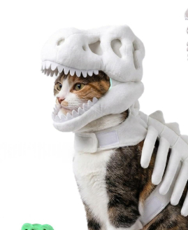 Dinosaur Skeleton Pet Costume Halloween Cat Hoodie product image Dinosaur Skeleton Pet Costume Halloween Cat Hoodie product image