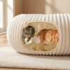 Collapsible Flannel Cat Tunnel Bed product image
