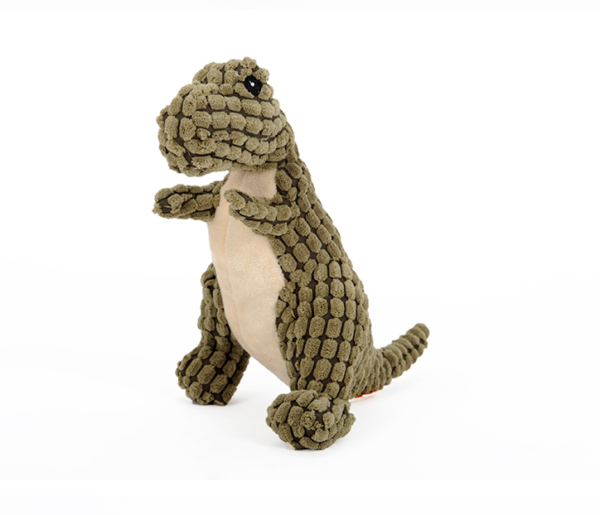 Plush Dinosaur Squeaky Dog Toy product image Plush Dinosaur Squeaky Dog Toy product image