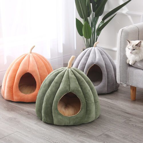 Pumpkin Cat House Pumpkin Cat House
