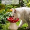 Raised Mushroom Cat Bowl product image Raised Mushroom Cat Bowl product image