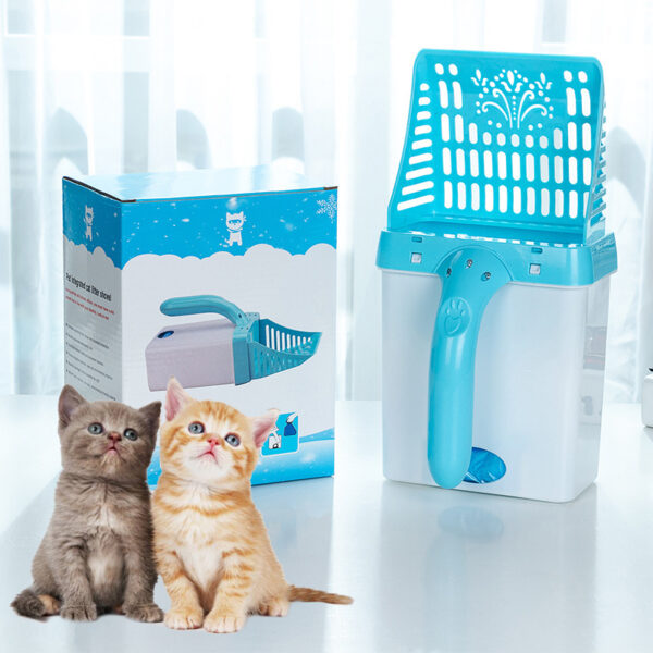 Cat Litter Scooper and Waste Bag System Cat Litter Scooper and Waste Bag System