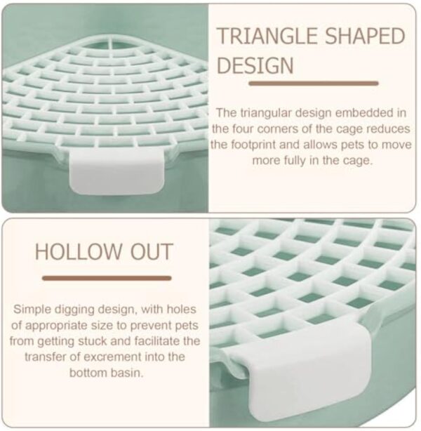 Corner Litter Box for Small Pets product image Corner Litter Box for Small Pets product image