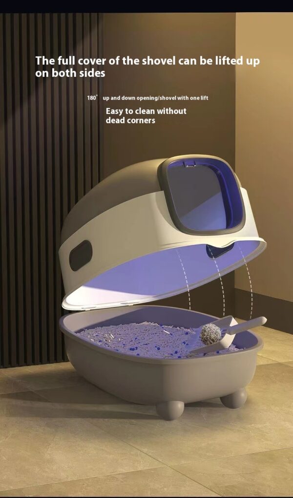 Oversized Fully Enclosed Cat Litter Box product image Oversized Fully Enclosed Cat Litter Box product image