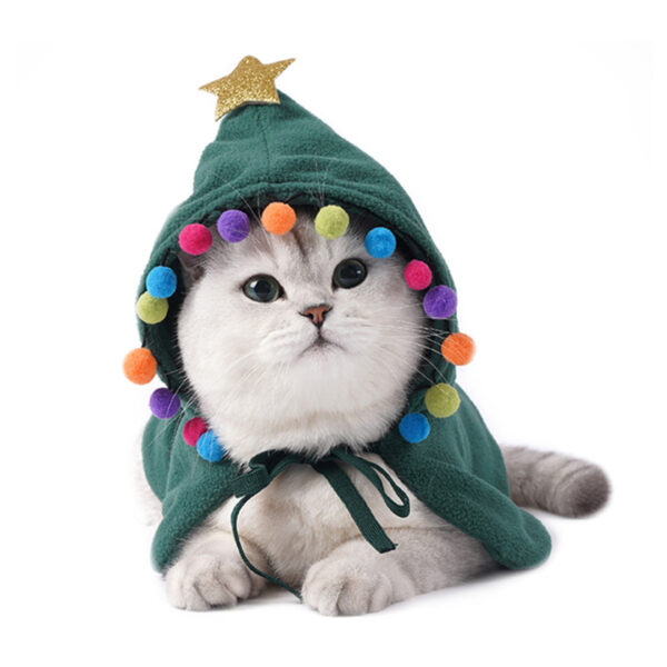 Dog and Cat Christmas Costume Cloak Dog and Cat Christmas Costume Cloak