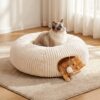 Collapsible Flannel Cat Tunnel Bed product image