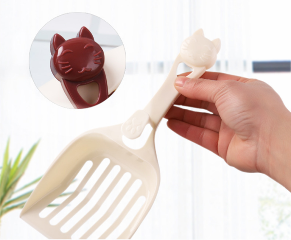 Cat-Shaped Plastic Litter Scoop product image Cat-Shaped Plastic Litter Scoop product image