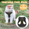 Adjustable Dog and Cat Harness Vest with Leash