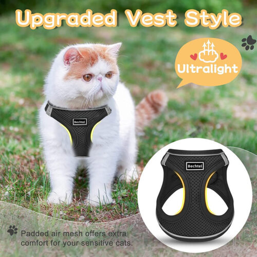 Adjustable Dog and Cat Harness Vest with Leash Adjustable Dog and Cat Harness Vest with Leash
