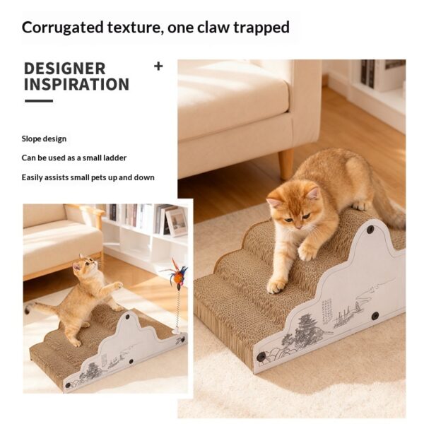 Corrugated Cardboard Scratching Post product image Corrugated Cardboard Scratching Post product image