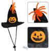 Halloween Hat and Collar Set for Cats and Small Dogs Halloween Hat and Collar Set for Cats and Small Dogs