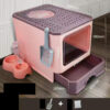 Foldable Double-Door Cat Litter Basin product image