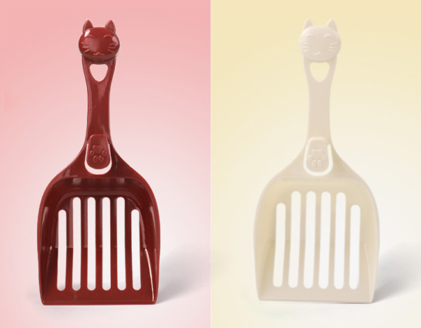 Cat-Shaped Plastic Litter Scoop product image Cat-Shaped Plastic Litter Scoop product image