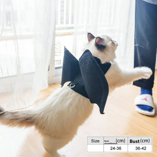 Halloween Pet Pumpkin Cloak Bat Wing Killer Makeover Costume product image Halloween Pet Pumpkin Cloak Bat Wing Killer Makeover Costume product image
