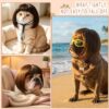 Adjustable Black Wig for Dogs & Cats product image