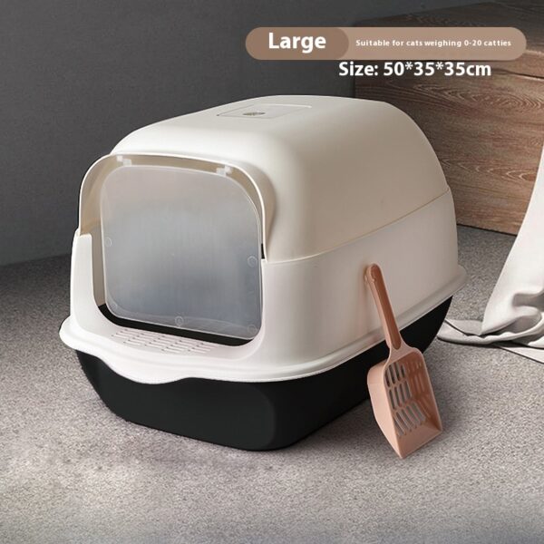Fully Enclosed Cat Litter Box product image Fully Enclosed Cat Litter Box product image
