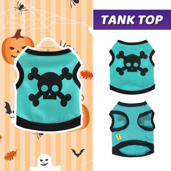 Halloween Skull & Crossbones Pet Outfit for Dogs & Cats product image