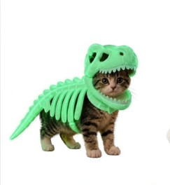 Dinosaur Skeleton Pet Costume Halloween Cat Hoodie product image Dinosaur Skeleton Pet Costume Halloween Cat Hoodie product image
