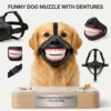 Halloween Denture-Shaped Dog Mouth Cover Halloween Denture-Shaped Dog Mouth Cover