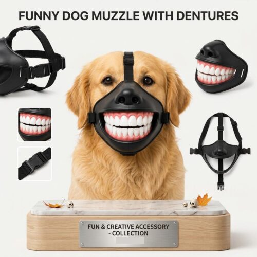 Halloween Denture-Shaped Dog Mouth Cover