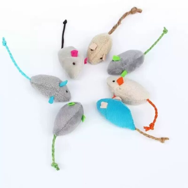 Plush Catnip Mouse Teaser Toy for Cats