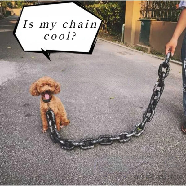 Plastic Haunted House Chain Prop Plastic Haunted House Chain Prop