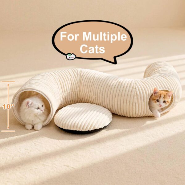 Collapsible Flannel Cat Tunnel Bed product image