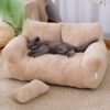 Soft Cat Sofa Bed with Pillow