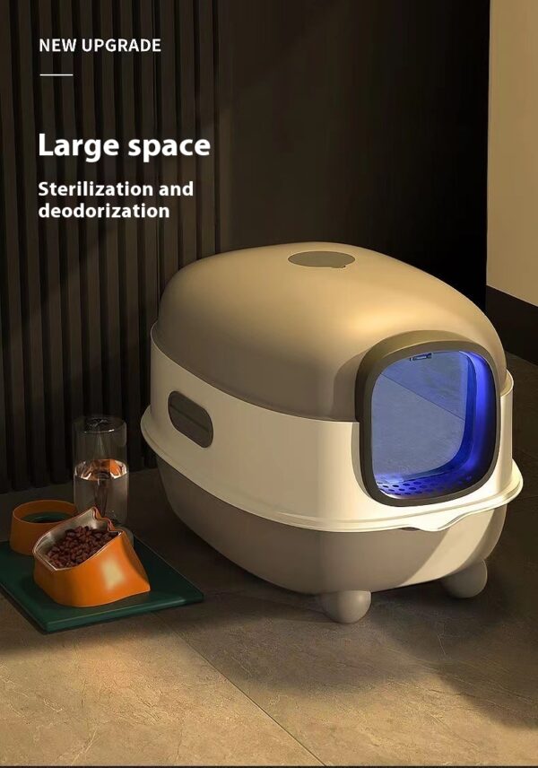 Oversized Fully Enclosed Cat Litter Box product image Oversized Fully Enclosed Cat Litter Box product image