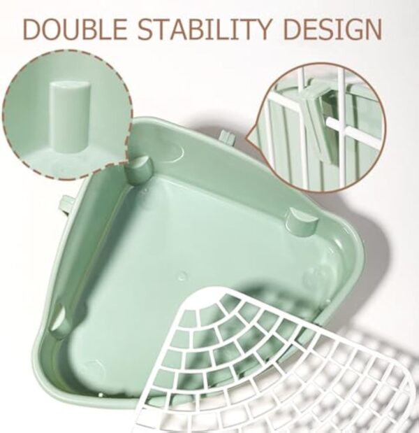 Corner Litter Box for Small Pets product image Corner Litter Box for Small Pets product image