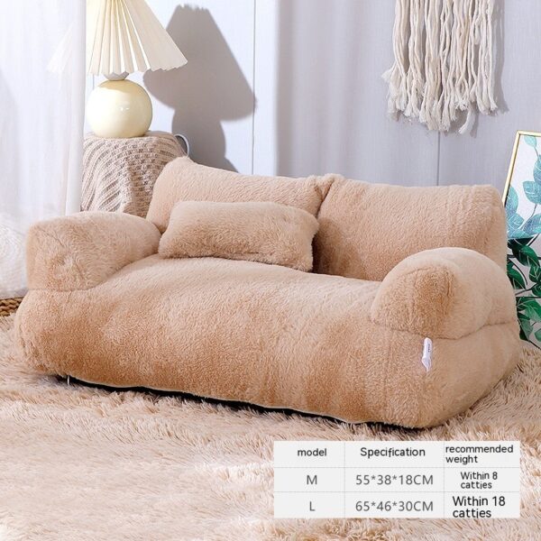 Soft Cat Sofa Bed with Pillow