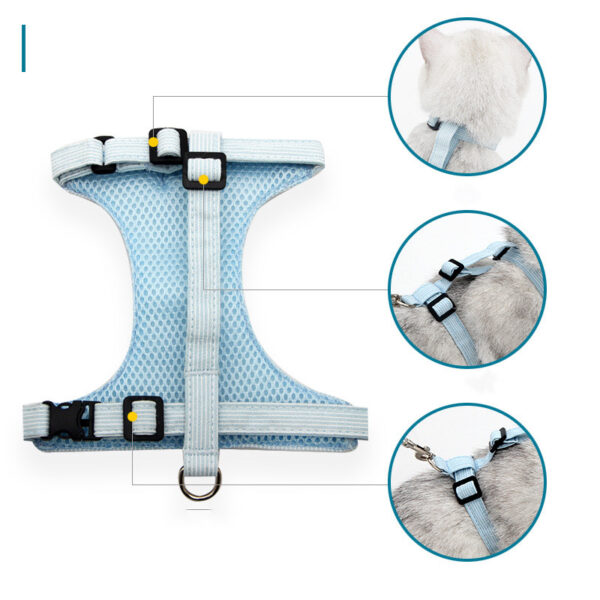 Japanese-Style Cat Chest Strap and Traction Rope product image