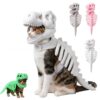 Dinosaur Skeleton Pet Costume Halloween Cat Hoodie product image Dinosaur Skeleton Pet Costume Halloween Cat Hoodie product image